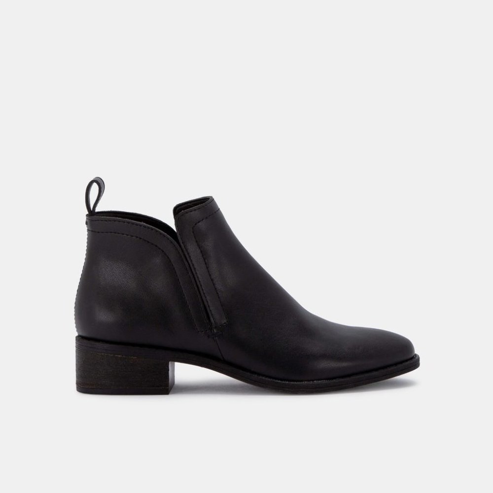 Dolce Vita Tivon Black Slip on Booties in Onyx - Picture 2 of 13